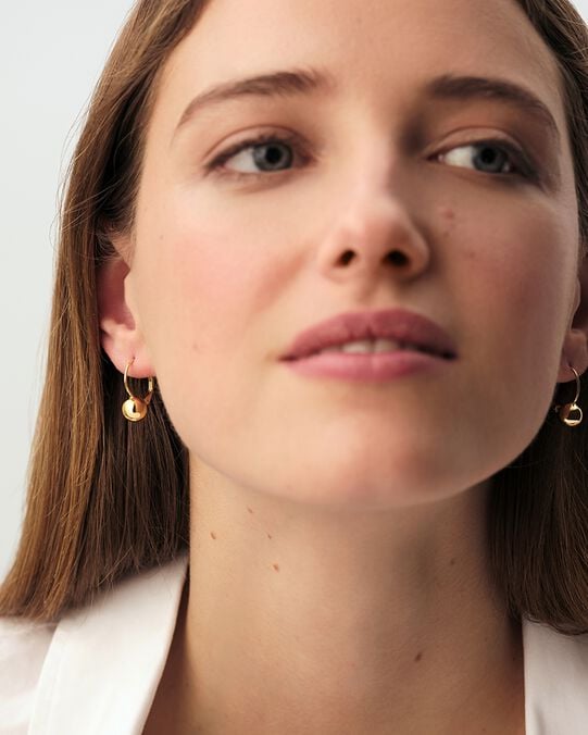 Boucles d'oreilles pendantes BOUL - Doré - Boucles d'oreilles boule  | Agatha Boucles d'oreilles pendantes BOUL - Doré - Boucles d'oreilles boule  | Agatha