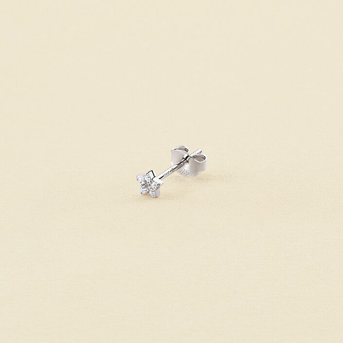 Piercing puce STARBRIL - Cristal / Argenté - Piercings  | Agatha