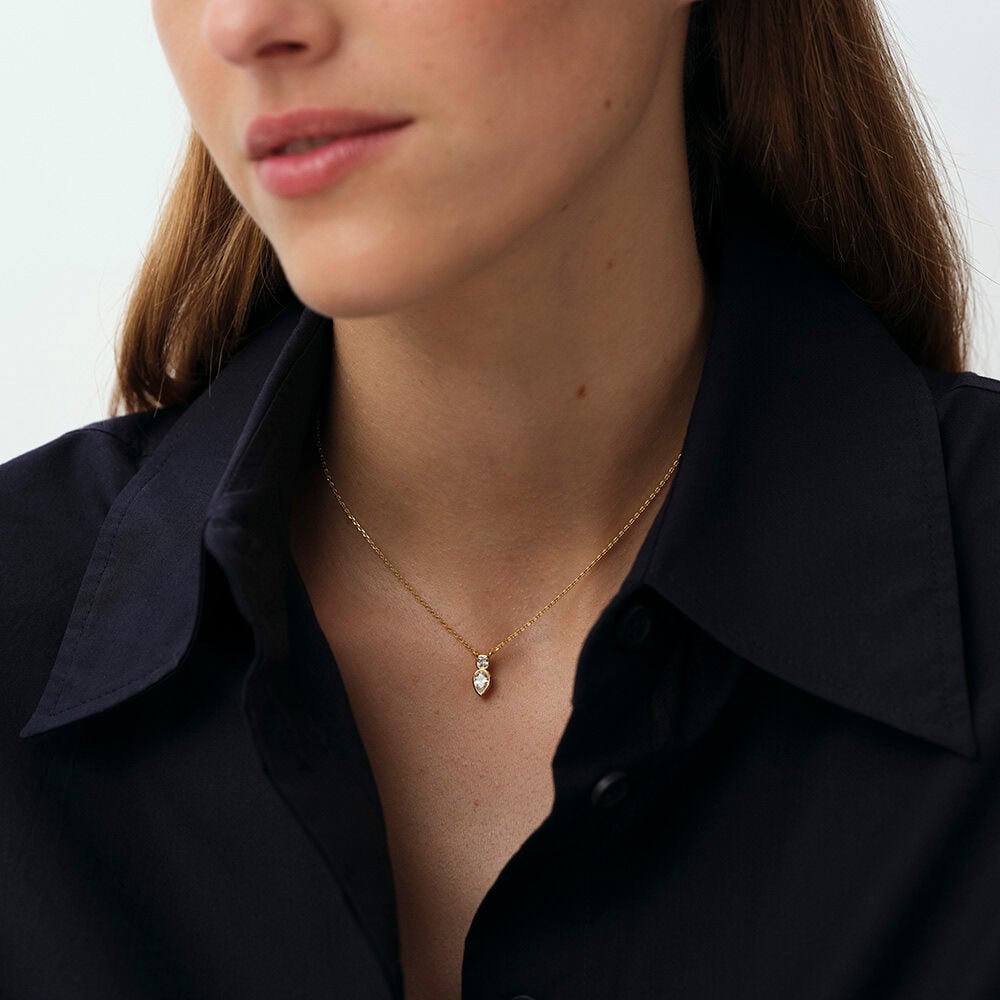 Collier ras du cou CANDY - Cristal / Doré - Colliers ras du cou  | Agatha