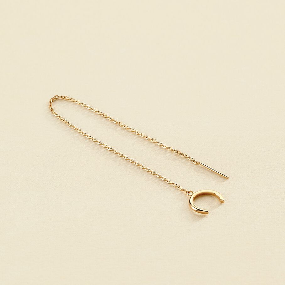 Piercing ear cuff ROLLING - Doré - Piercings  | Agatha