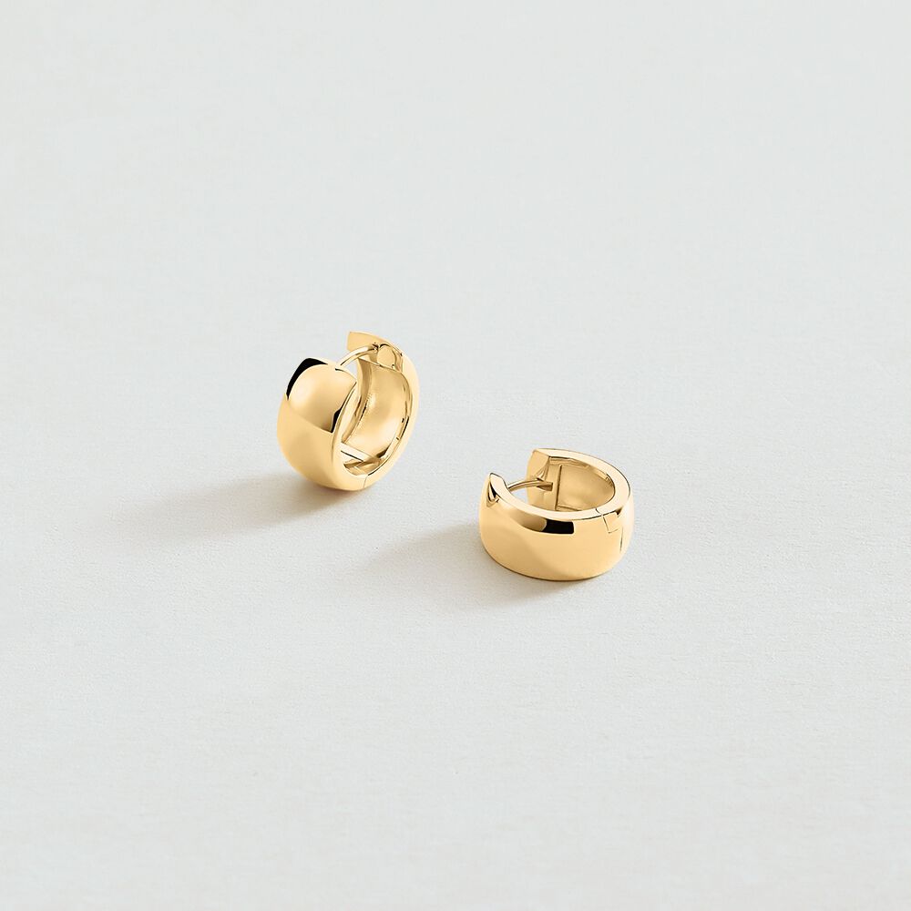 Créoles JASERON - Doré - Boucles d'oreilles fantaisies  | Agatha