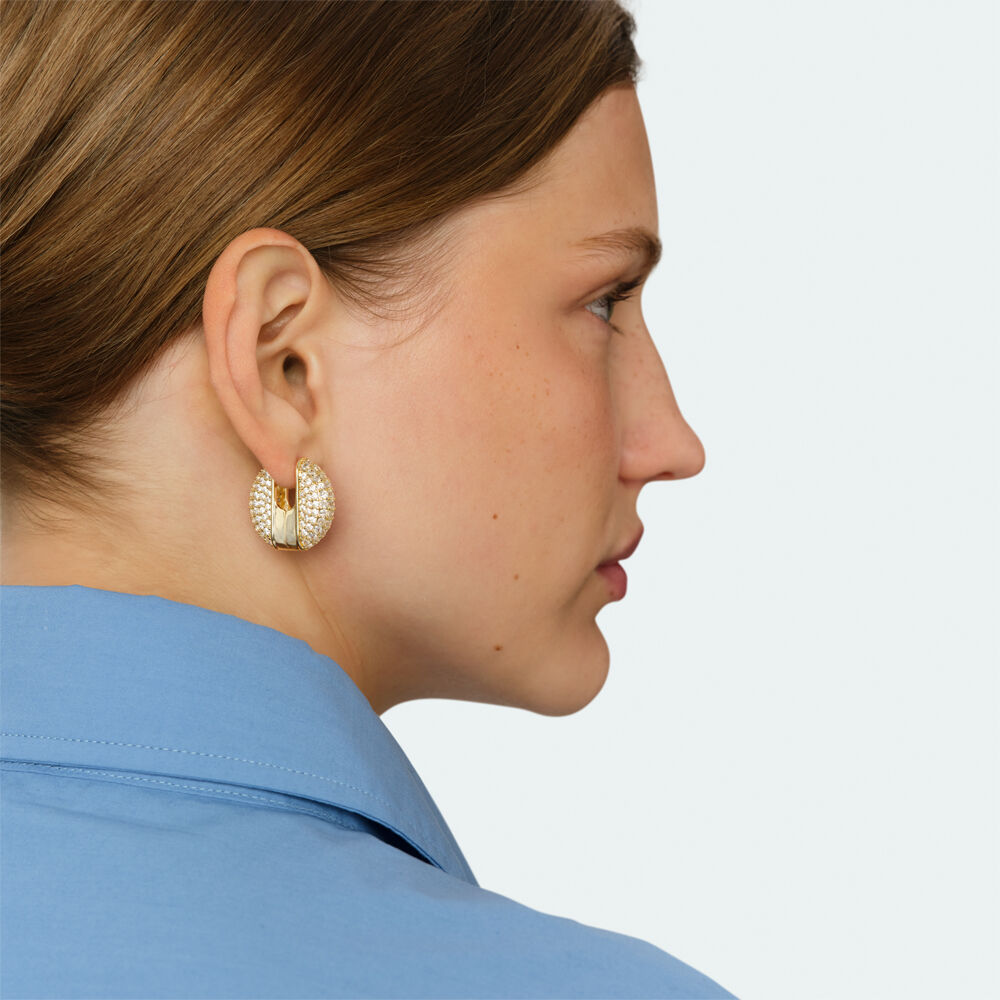 Boucles d'oreilles pendantes PALAIS ROYAL - Cristal / Dor&eacute; - Boucles d'oreilles pendantes  | Agatha