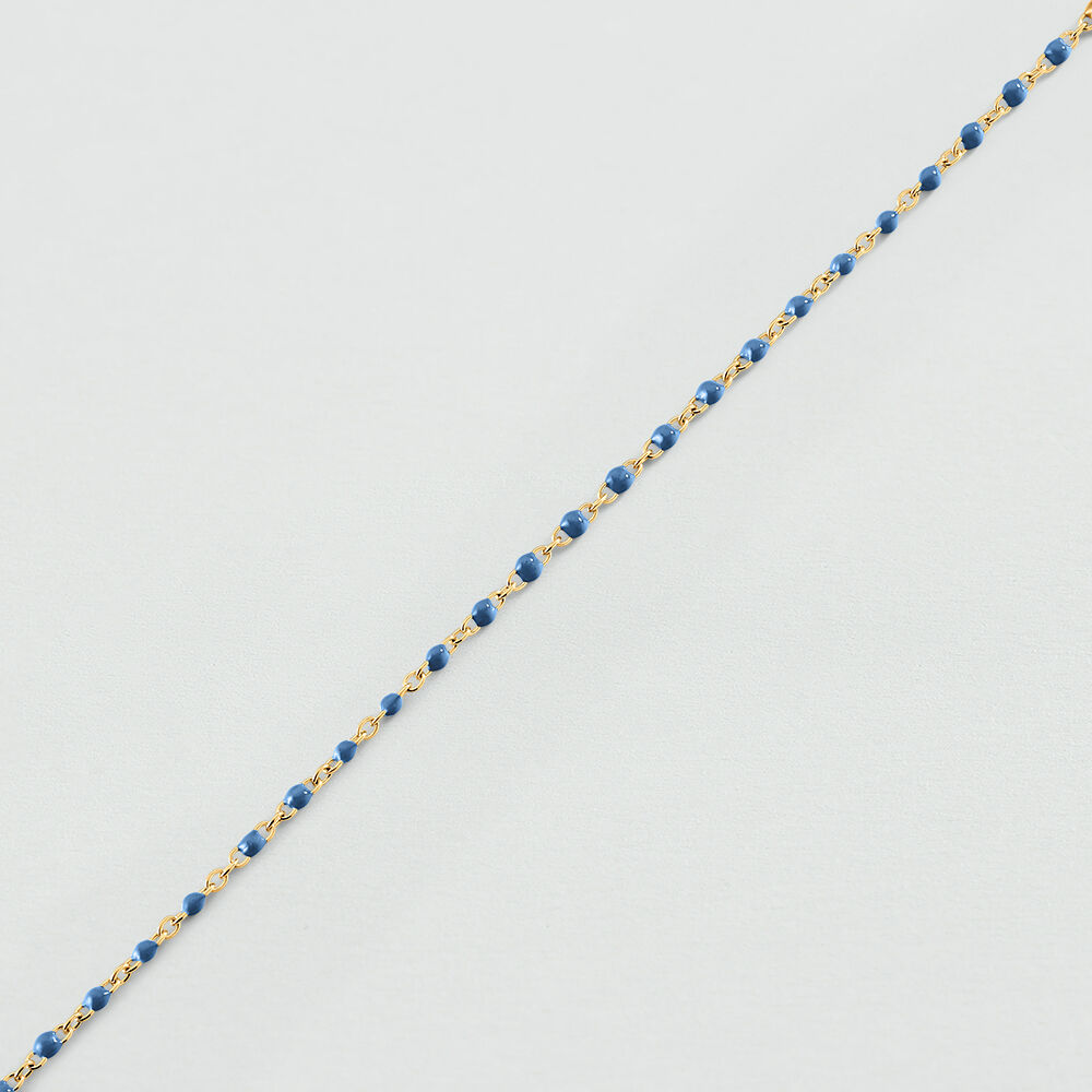 Chaîne de cheville SMARTY - Bleu / Doré - Chaînes de cheville  | Agatha