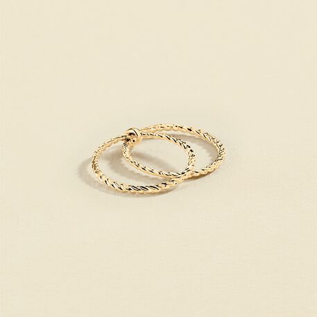 Bague fine GOLDEN - Doré - Bagues  | Agatha