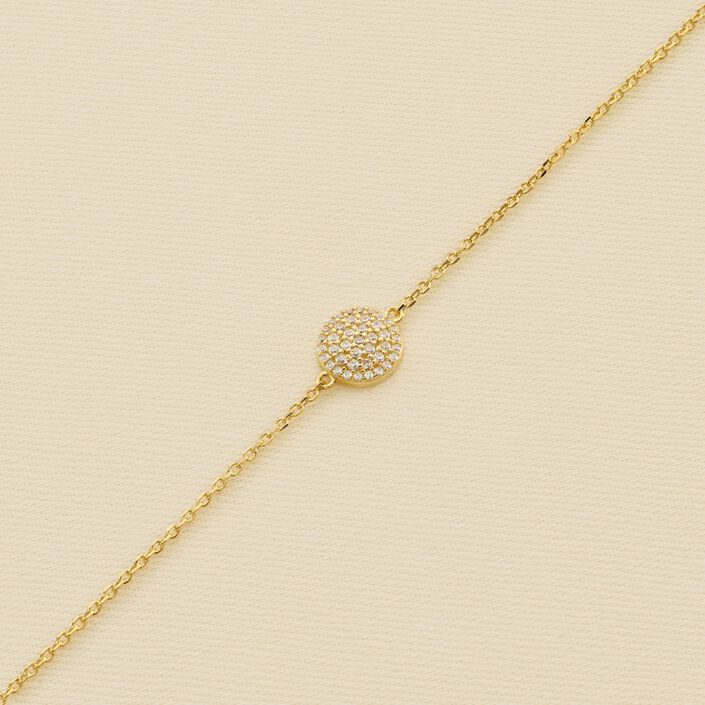 Bracelet souple CRISTAL - Cristal / Doré - Bracelets  | Agatha
