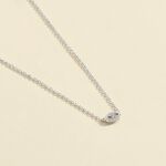 Collier ras du cou ETREINTE - Cristal / Argenté - Colliers  | Agatha
