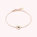 Bracelet souple SCOTT - Noir / Rose - Bracelets  | Agatha