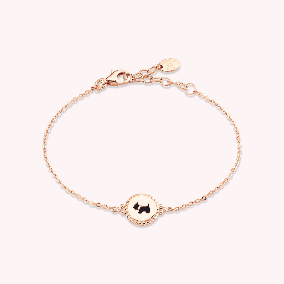 Bracelet souple SCOTT - Noir / Rose - Bracelets  | Agatha
