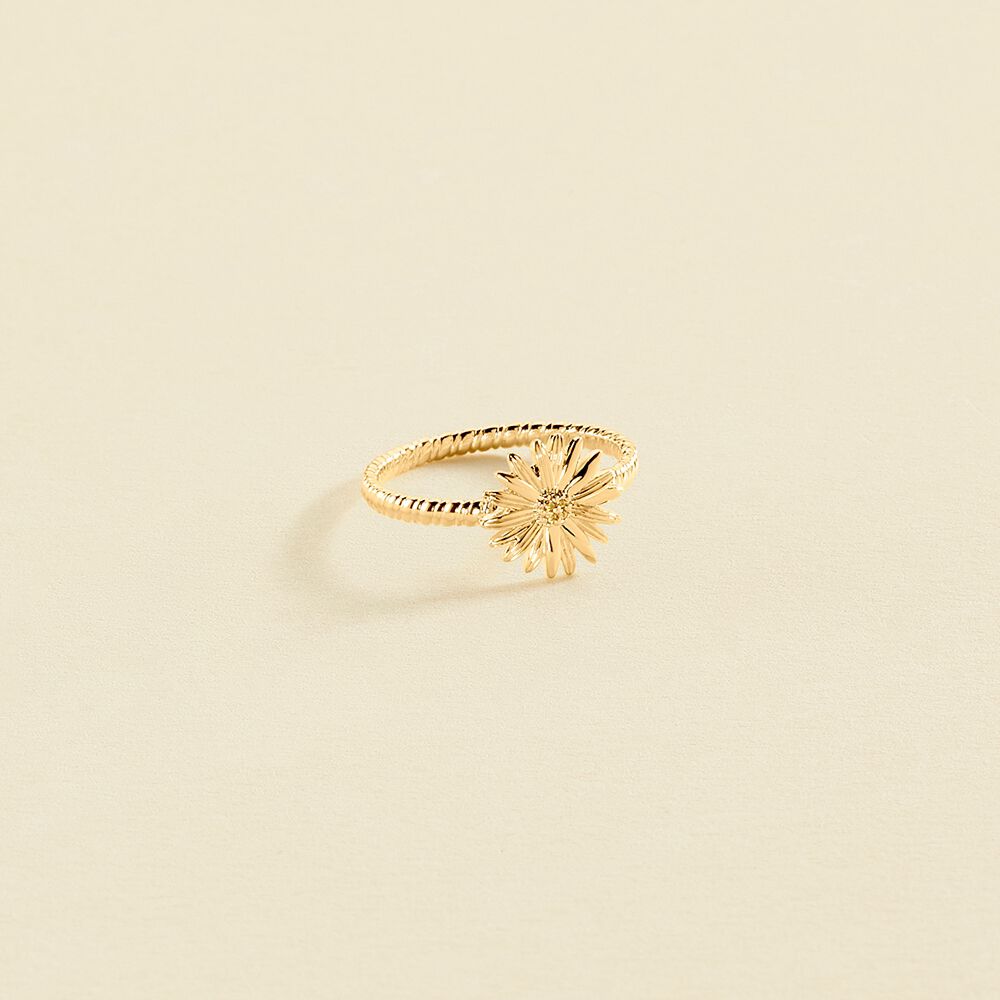 Bague fine BLOSSOM - Doré - Bagues fantaisie  | Agatha