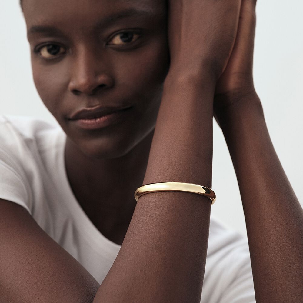 Jonc LEO - Dor&eacute; - Bracelets fantaisie  | Agatha