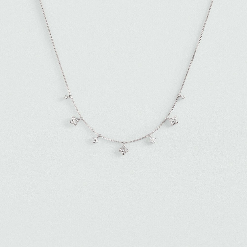 Collier ras du cou BELOVED - Cristal / Argent&eacute; - Colliers ras du cou  | Agatha