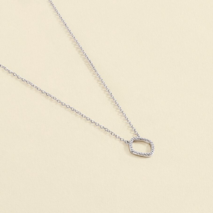 Collier ras du cou SISSI - Cristal / Argenté - Colliers  | Agatha