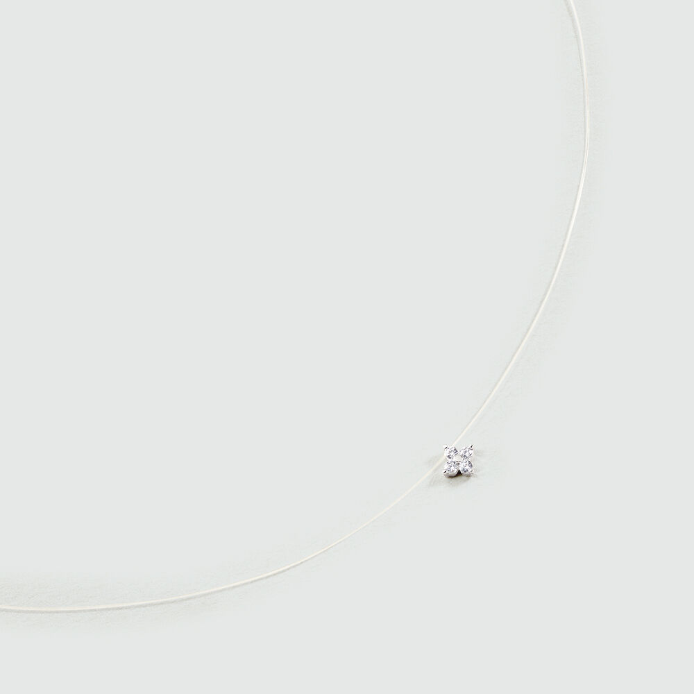 Collier ras du cou BELOVED - Cristal / Argenté - Colliers fantaisie  | Agatha