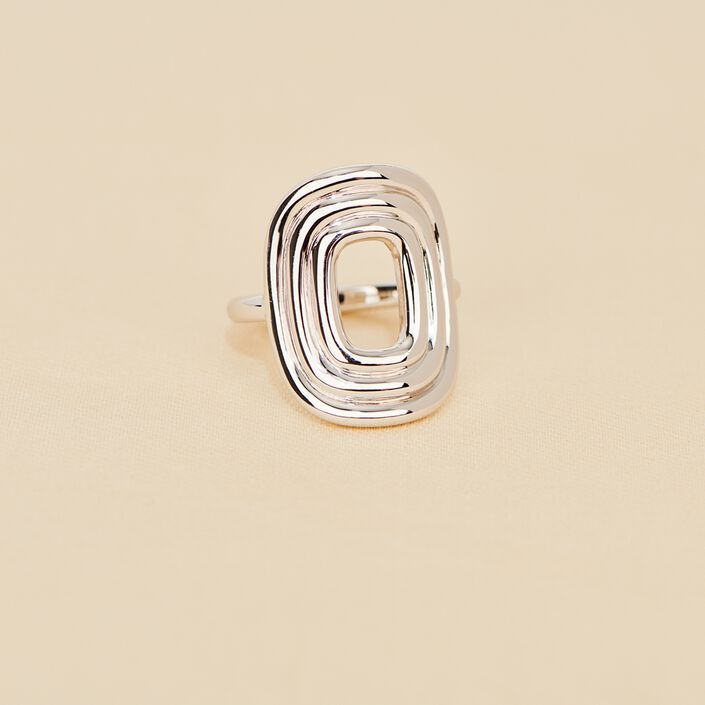Bague large SOUL - Argenté - Bagues  | Agatha