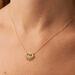 Collier mi-long LUCKY EYE - Vert / Doré - Colliers  | Agatha