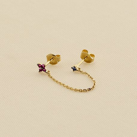 Piercing puce MIX& MATCH - Rose / Doré - Piercings  | Agatha