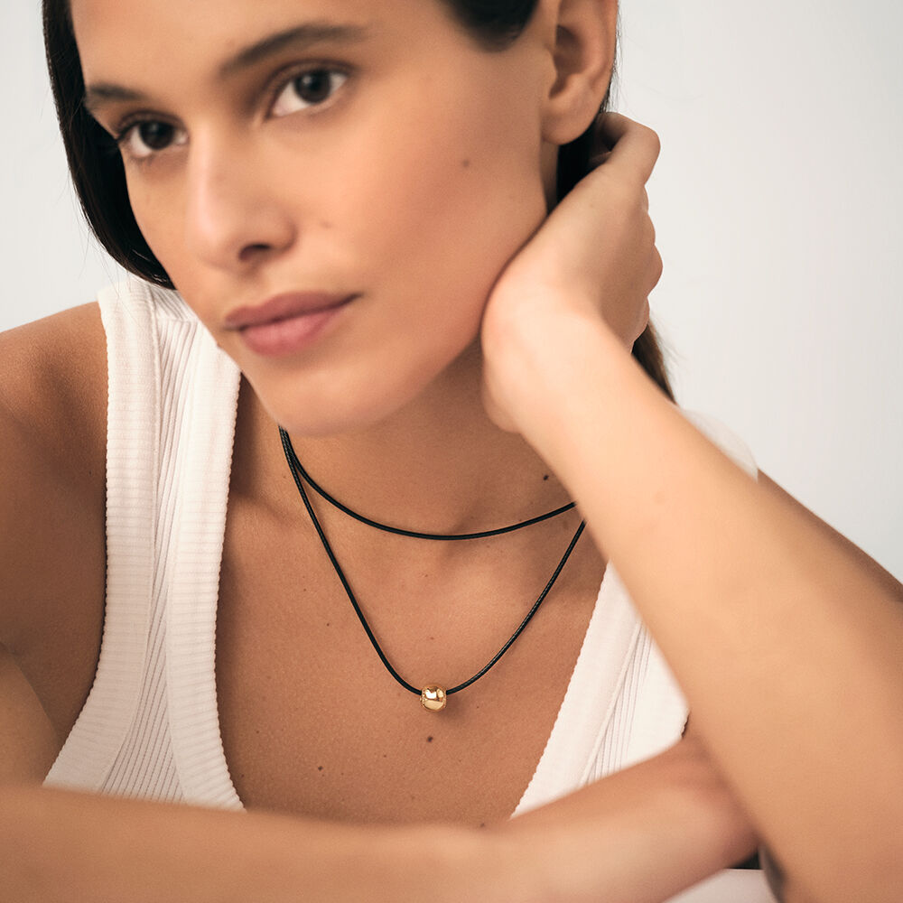 Pendentif BOULE - Dor&eacute; - Bijoux sans pierre  | Agatha