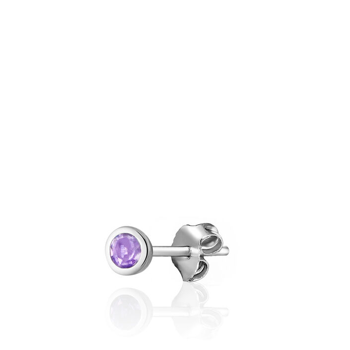 Piercing puce MIXCUT - Violet / Argenté - Piercings  | Agatha