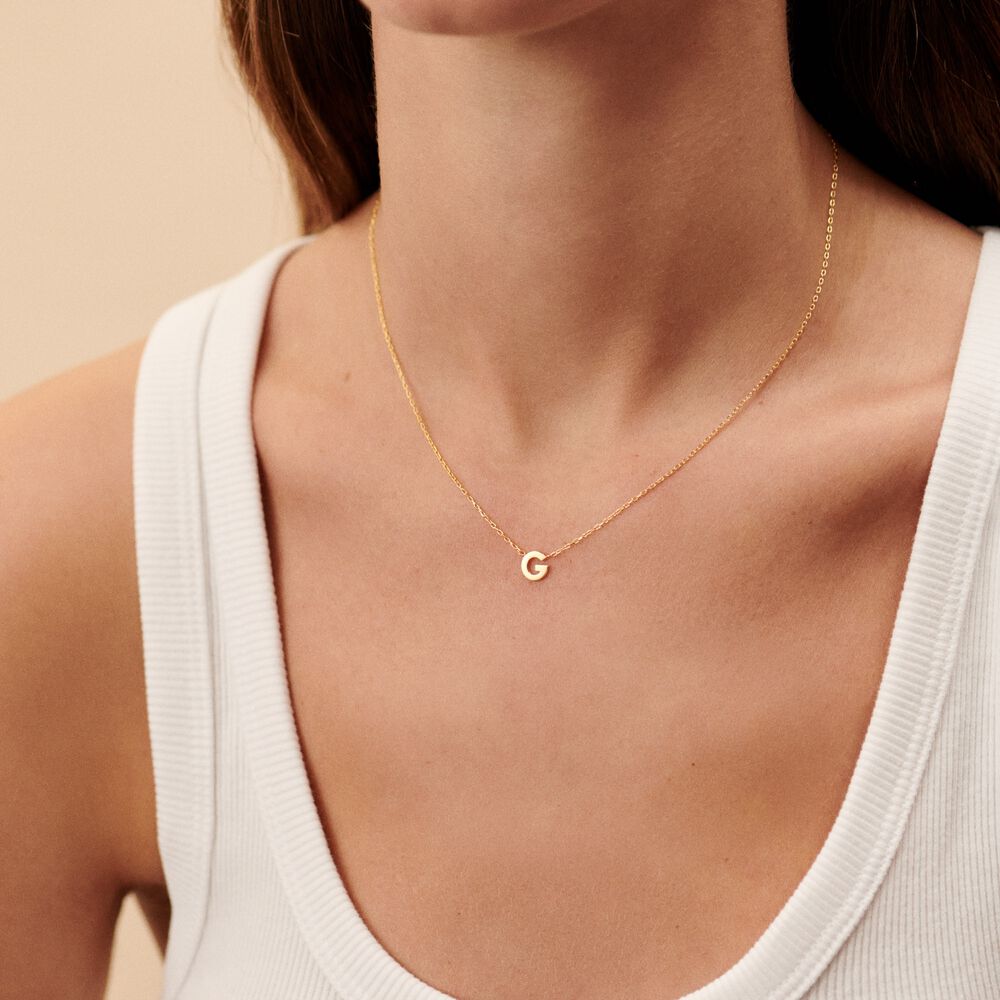 Collier ras du cou ABC - Doré - Colliers fantaisie  | Agatha