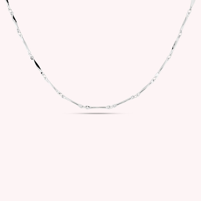 Chaine BE STRAIGHT - Argenté - Bijoux  | Agatha