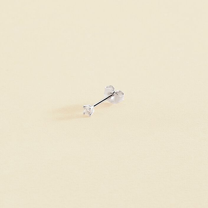Piercing puce MINI - Cristal / Argenté - Piercings  | Agatha