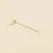 Piercing puce PERCEE - Cristal / Doré - Piercings  | Agatha