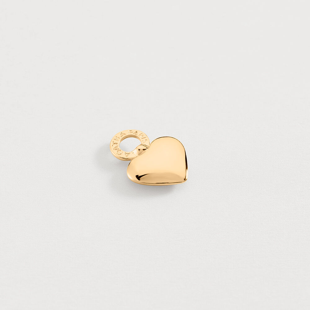 Pendentif CŒUR - Doré - Bijoux sans pierre  | Agatha
