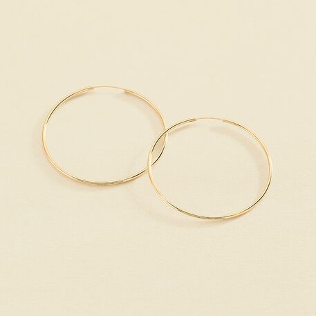 Créoles CREOLA - Doré - Boucles d'oreilles  | Agatha
