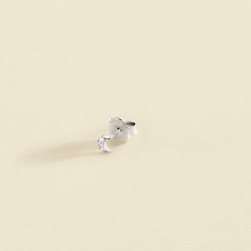 Piercing puce LUNITA - Cristal / Argenté - Piercings  | Agatha