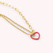 Collier ras du cou SESHA - Rose / Doré - Colliers  | Agatha