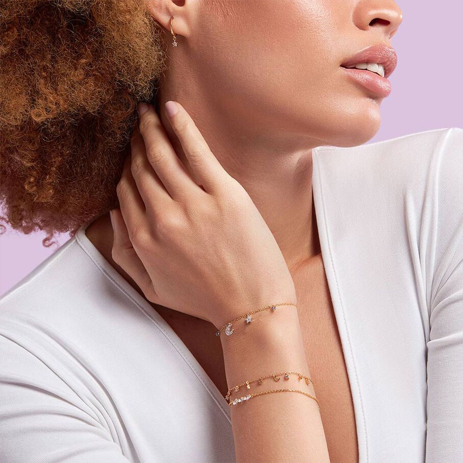 Bracelet souple SARA - Argenté / Doré - Bracelets  | Agatha