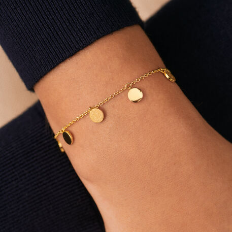 Bracelet souple GOLDEN - Doré - Bracelets  | Agatha