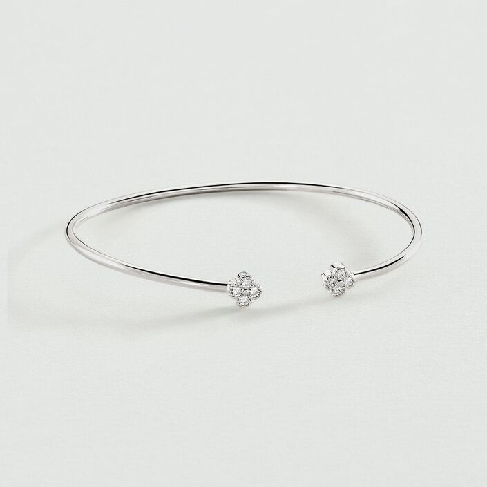 Jonc BELOVED - Cristal / Argenté - Bracelets  | Agatha