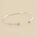 Jonc BELOVED - Cristal / Argenté - Bracelets  | Agatha