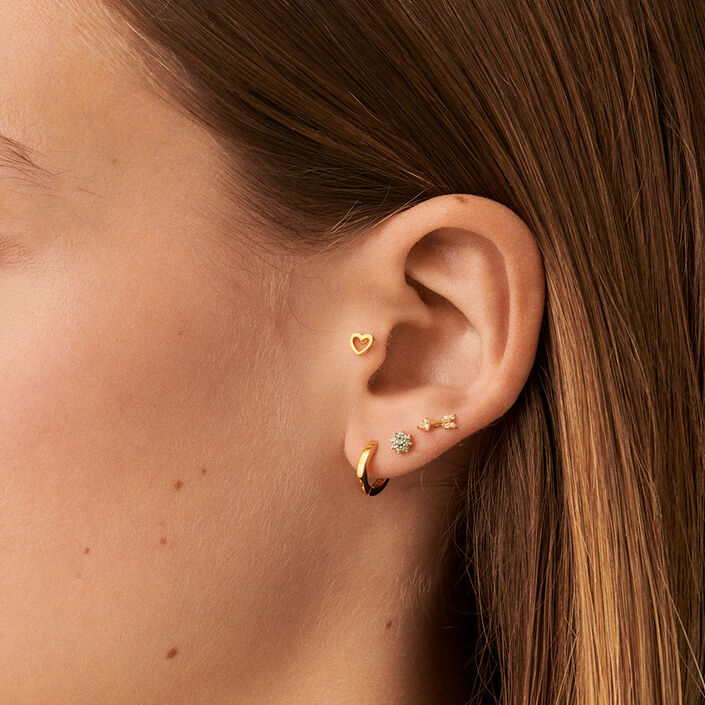 Piercing puce CORAZON - Doré - Piercings  | Agatha