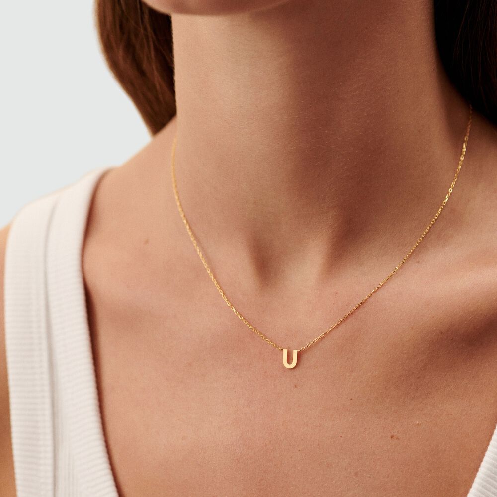 Collier ras du cou ABC - Doré - Colliers ras du cou  | Agatha