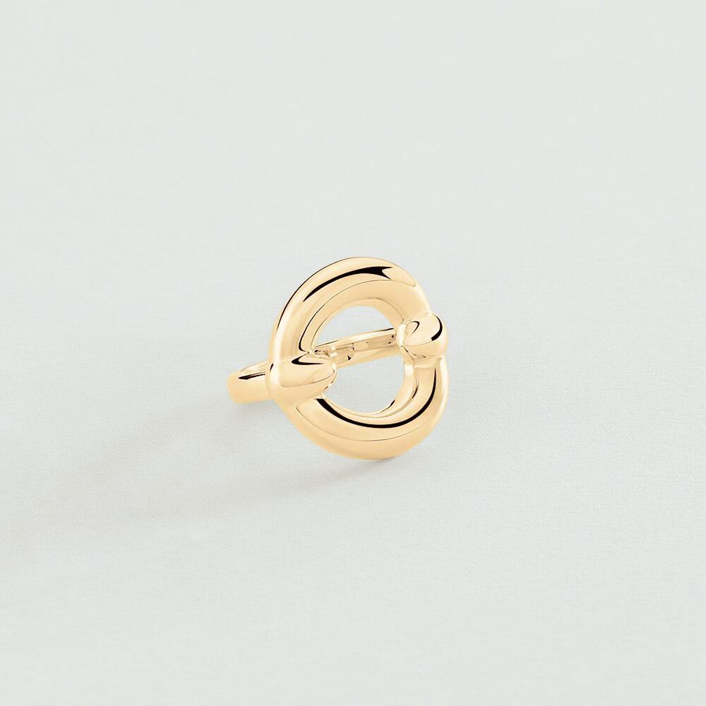 Bague large INES - Doré - Bagues fantaisie  | Agatha