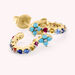 Créoles BELOVED - Multicolore / Doré - Boucles d'oreilles  | Agatha