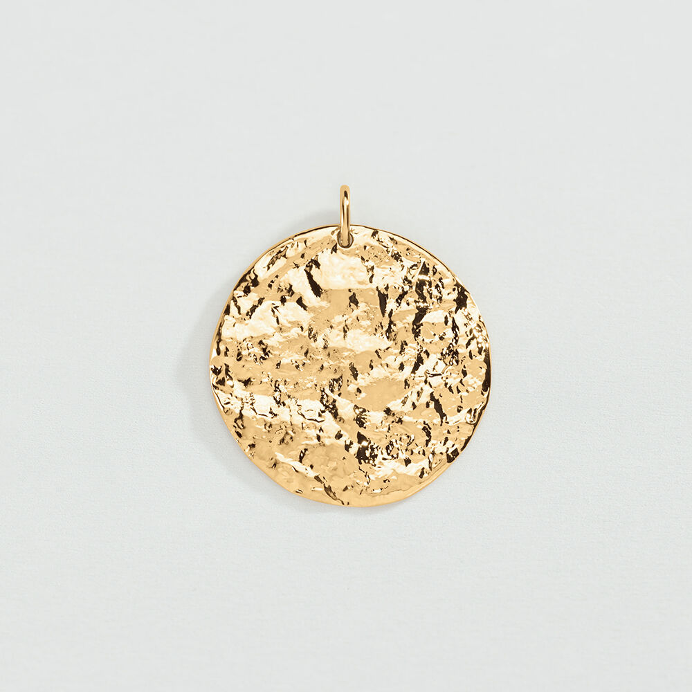 Pendentif M&Eacute;DAILLE MARTEL&Eacute;E - Dor&eacute; - Tous les charms  | Agatha