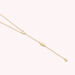Collier mi-long PIRAMIDE - Cristal / Doré - Colliers  | Agatha