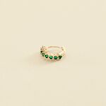 Piercing créole RADIANTE - Vert - Piercings  | Agatha