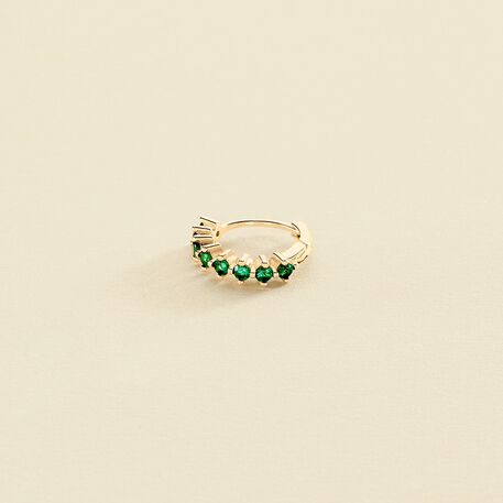 Piercing créole RADIANTE - Vert - Piercings  | Agatha