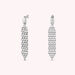 Boucles d'oreilles pendantes MINUIT - Argenté - Boucles d'oreilles  | Agatha