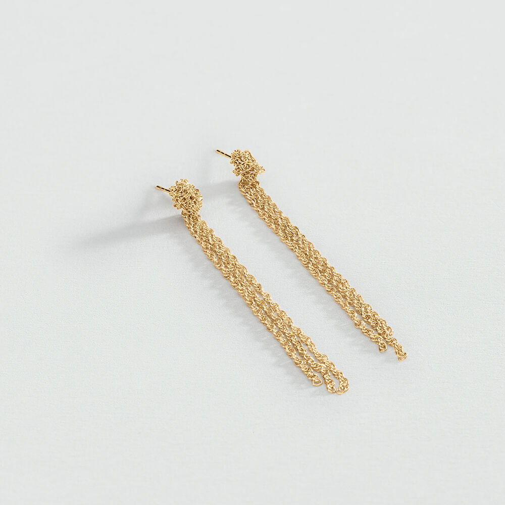 Boucles d'oreilles pendantes SOLFERINO - Doré - Boucles d'oreilles pendantes  | Agatha
