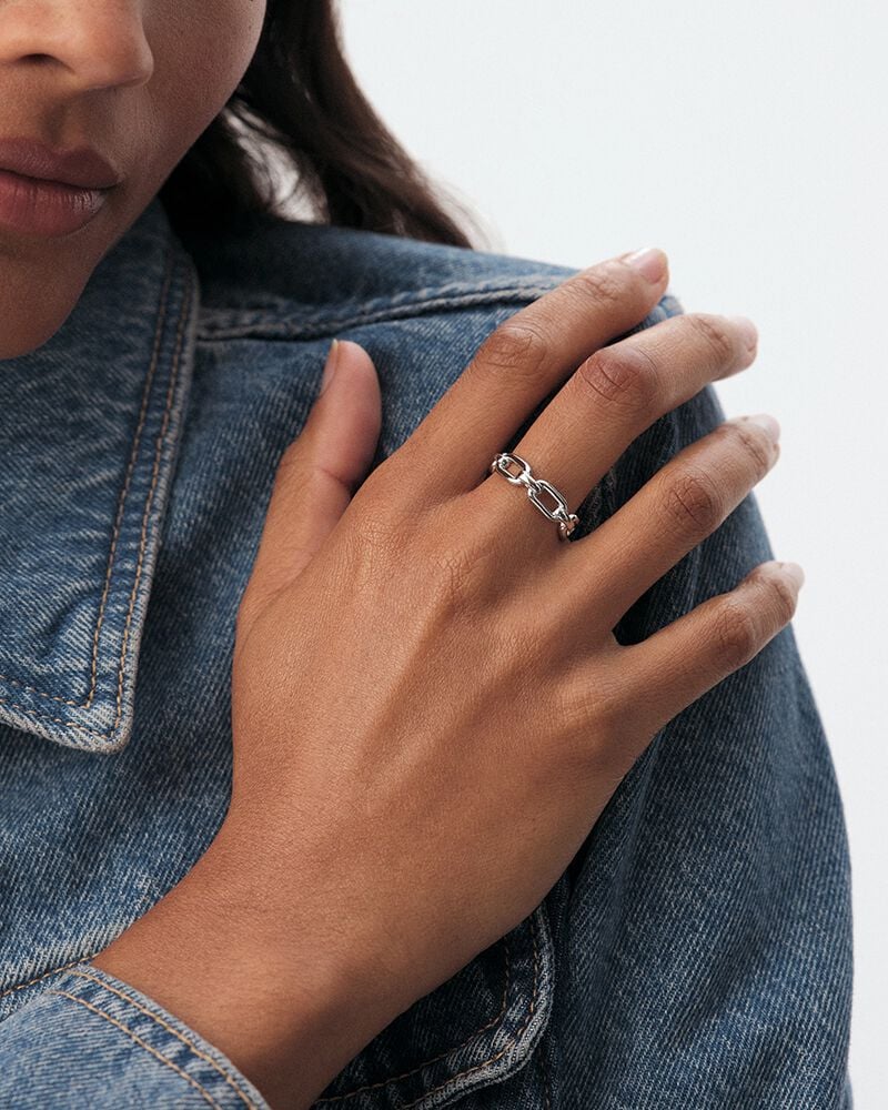 Bague ajustable CHAIN - Argenté - Bagues ajustables  | Agatha Bague ajustable CHAIN - Argenté - Bagues ajustables  | Agatha