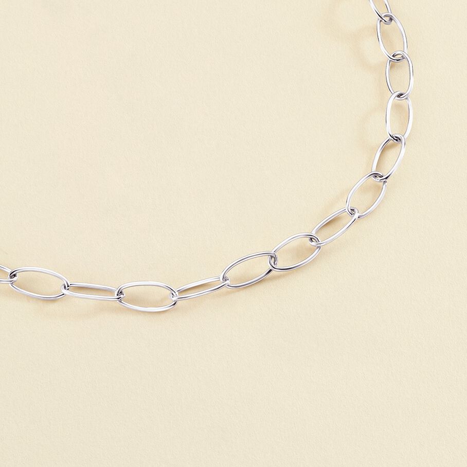 Collier mi-long CHAIN - Argenté - Colliers  | Agatha