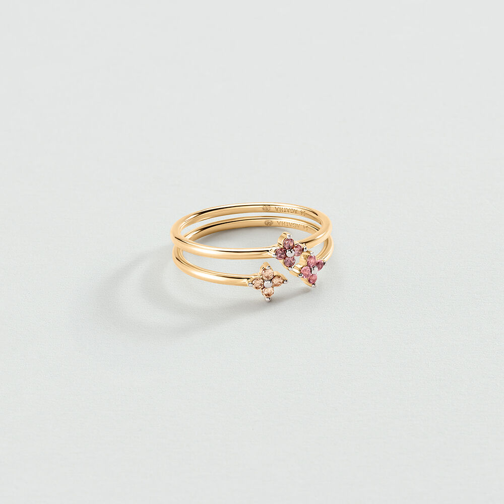 Bague fine BELOVED - Rose / Doré - Bagues fines  | Agatha