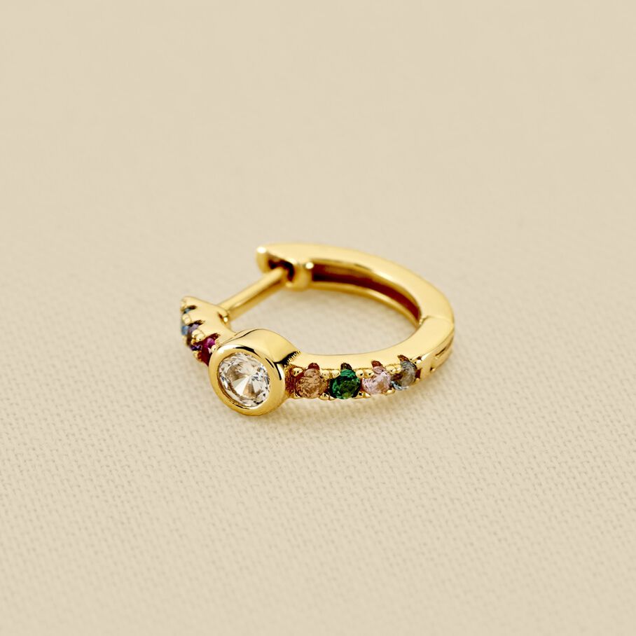 Piercing créole CRIOBRIL - Multicolore / Doré - Piercings  | Agatha