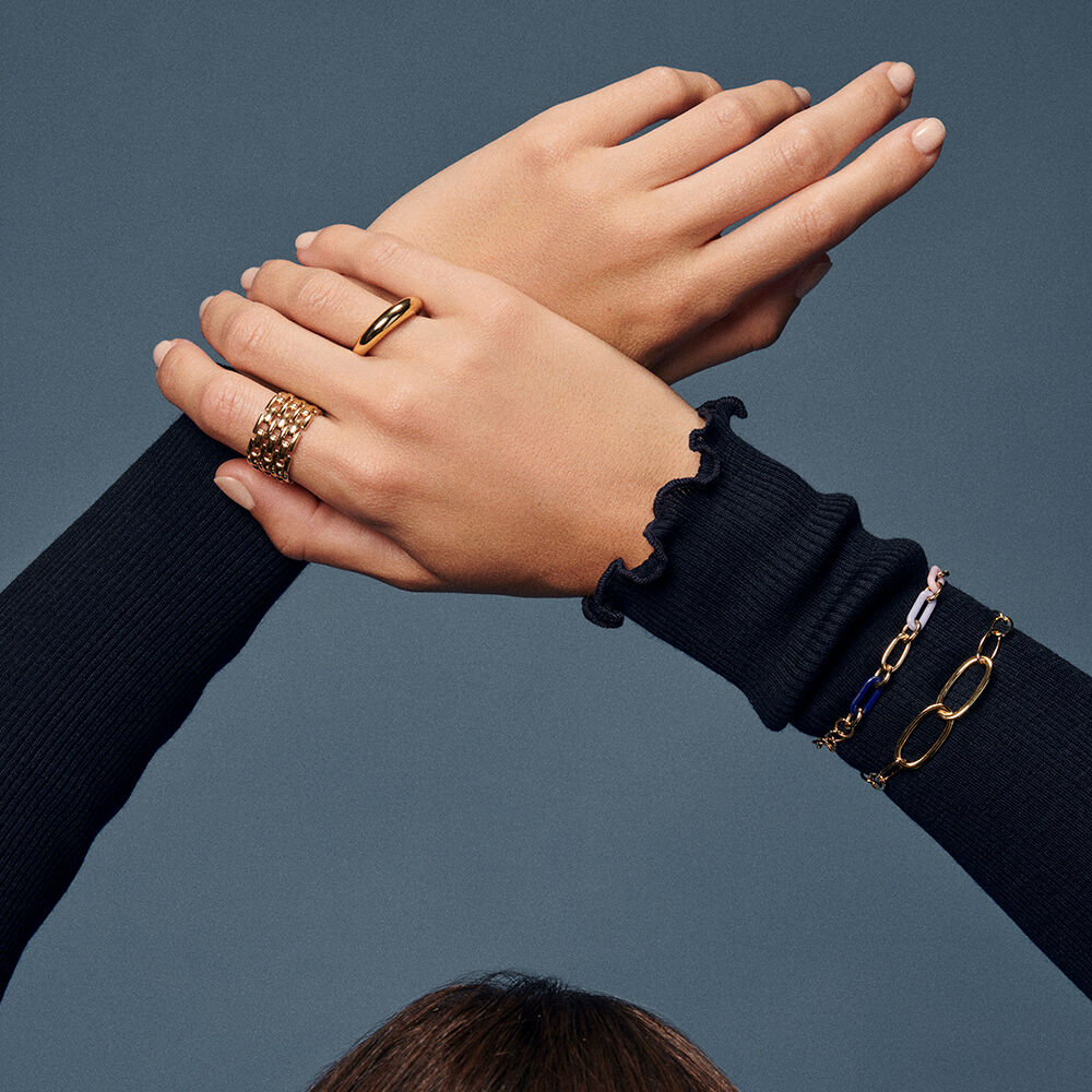 Bracelet souple CHAIN - Doré - Bracelets  | Agatha