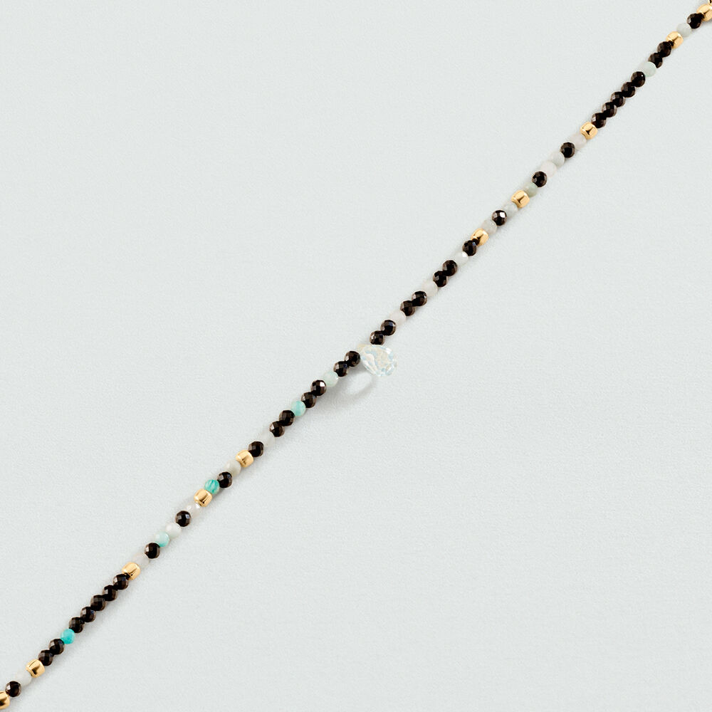 Bracelet souple DIAMONDS - Aigue marine - Bracelets fantaisie  | Agatha